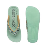 Aerowalk	Women Slipper #08EE - MINT GREEN