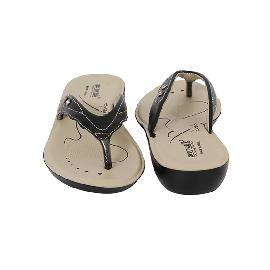Aerowalk Women Slippers #2310 - BLACK