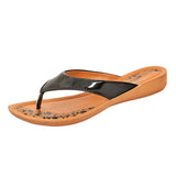 Aerowalk Women Slippers #BIA7 - BLACK