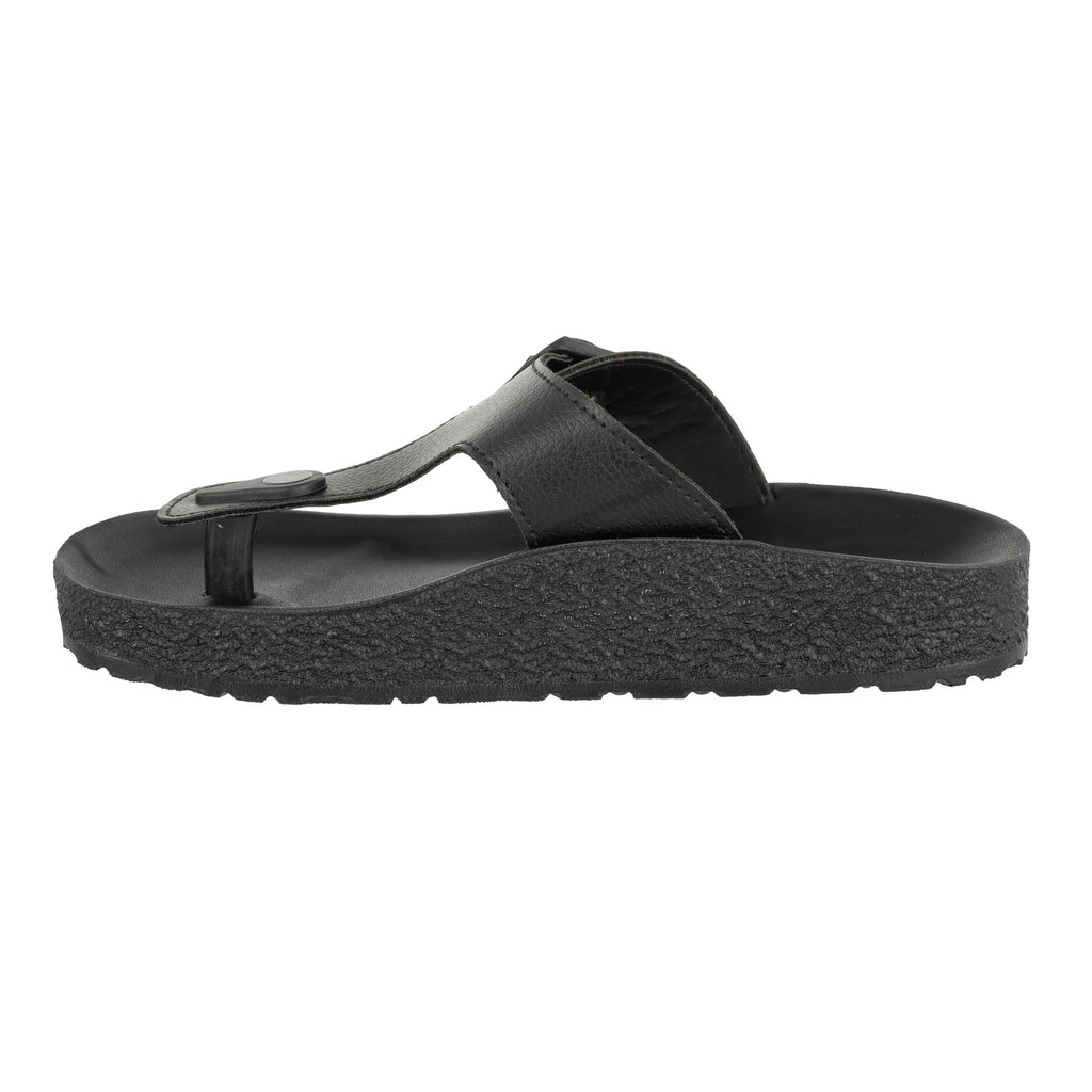 Aerowalk Women Slipper #CK38 - BLACK