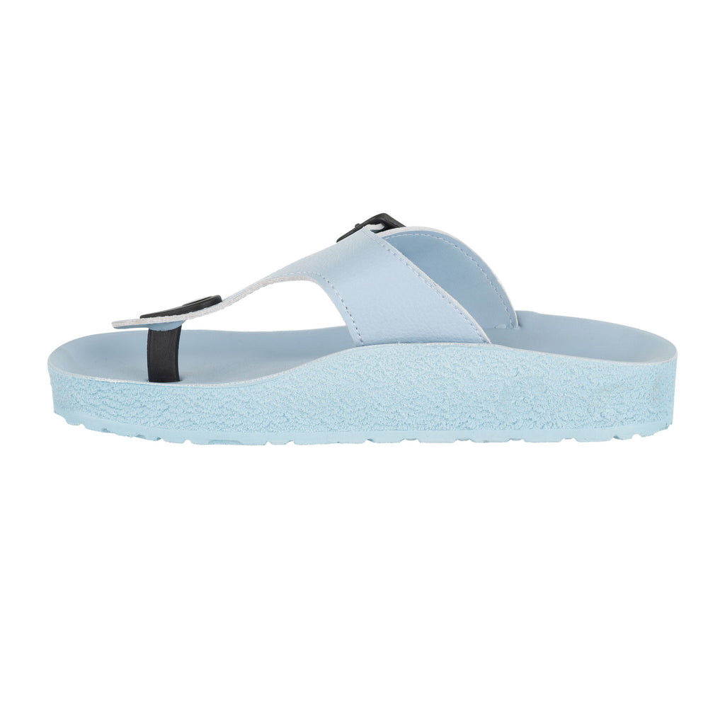 Aerowalk Women Slipper #CK38 - TEAL BLUE