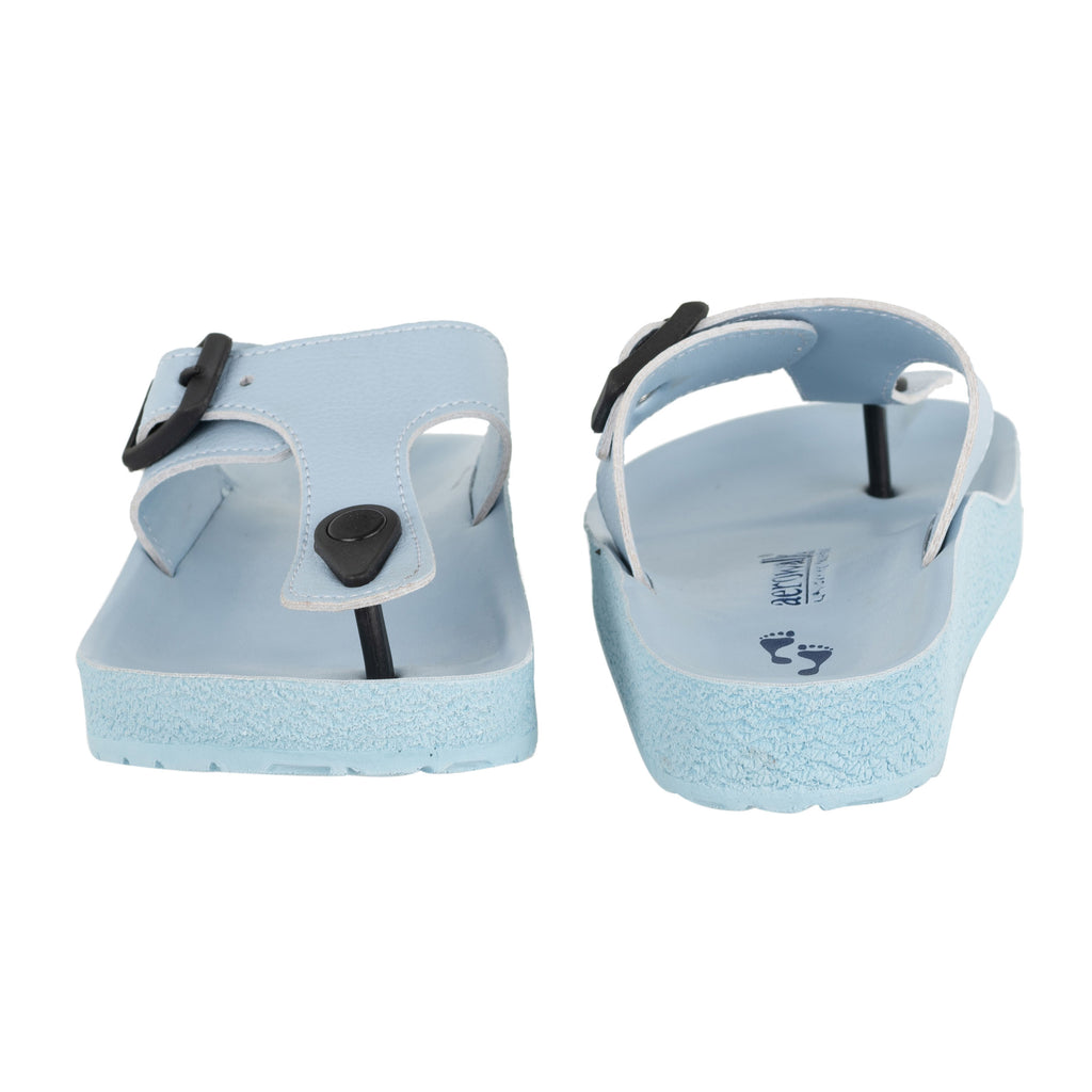 Aerowalk Women Slipper #CK38 - TEAL BLUE