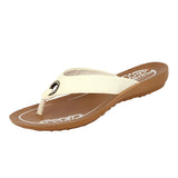 Aerowalk Women Slipper #CO32 - WHITE