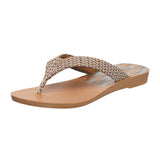 Aerowalk Women Slipper #IRE4 - BEIGE