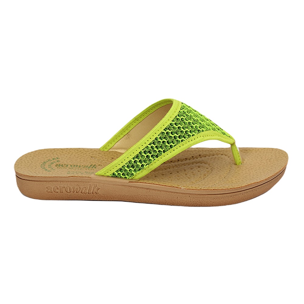 Aerowalk Women Slippers #MZN9 - PARROT GREEN
