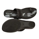 Aerowalk Women Slippers #SPBV - BLACK