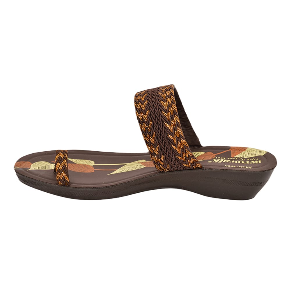Aerowalk Women Slippers #SPBV - BROWN
