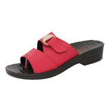 Aerowalk Women Slippers #WN01 - RED