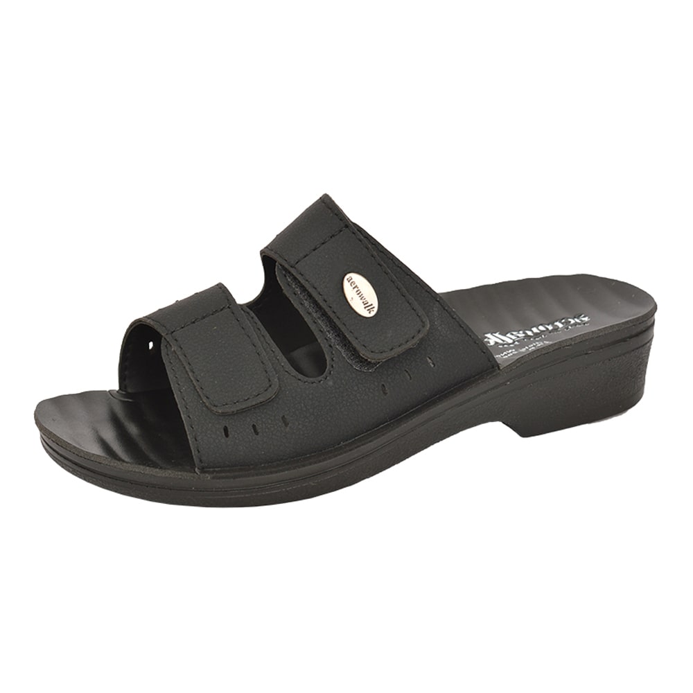 Aerowalk Women Slippers #WN02 - BLACK