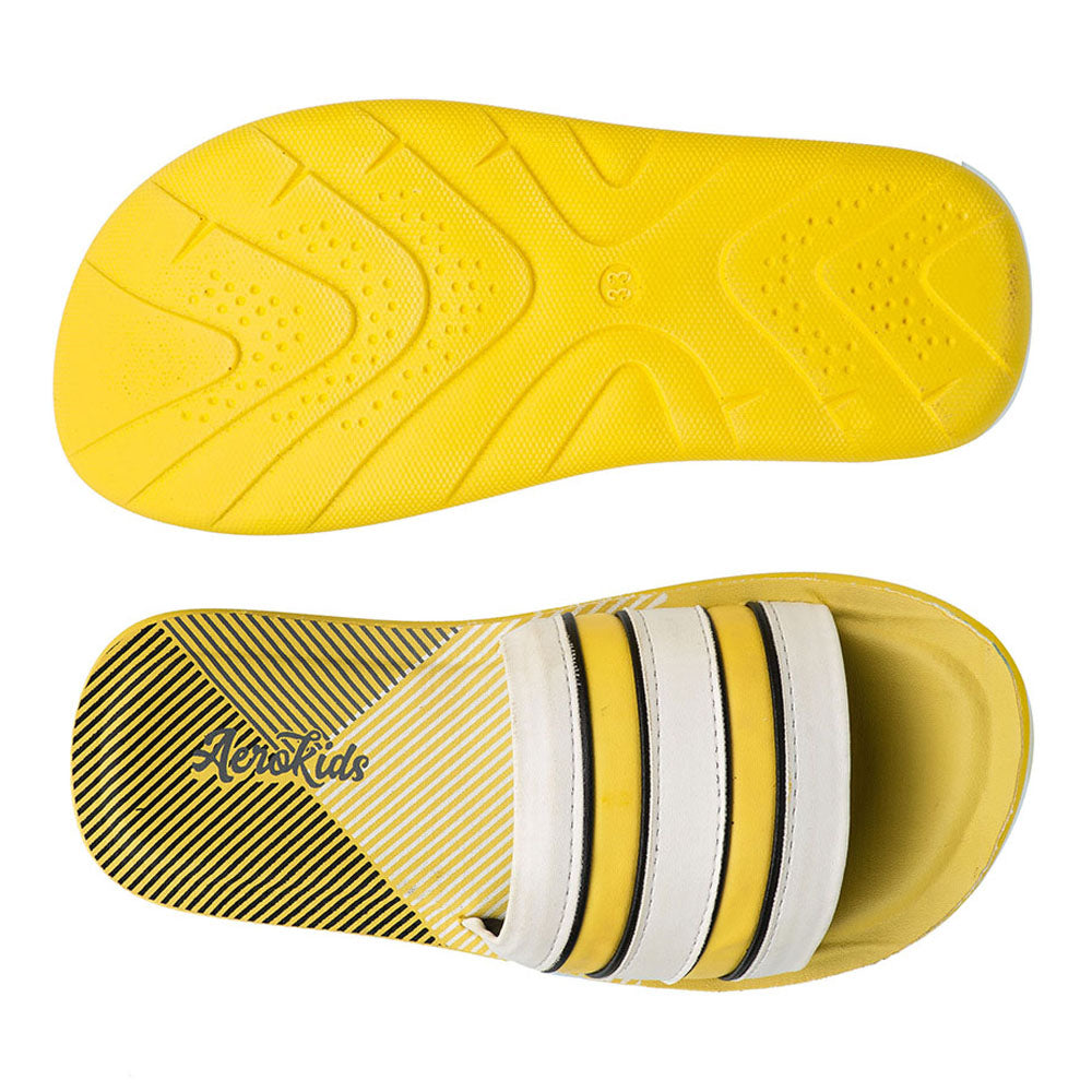 Adidas yellow slippers outlet