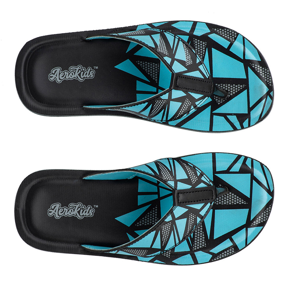 Aerokids Boys Slippers #CS62 - SKY BLUE