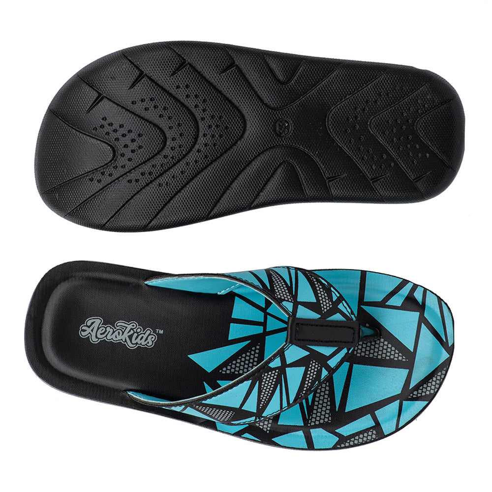 Aerokids Boys Slippers #CS62 - SKY BLUE