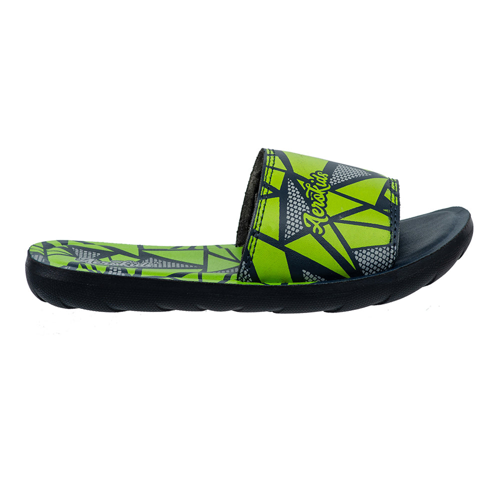Aerokids Boys Slippers CS80 PARROT GREEN