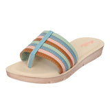 Aerokids Girls Slippers #EM24 - MINT GREEN