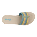 Aerokids Girls Slippers #EM24 - SKY BLUE