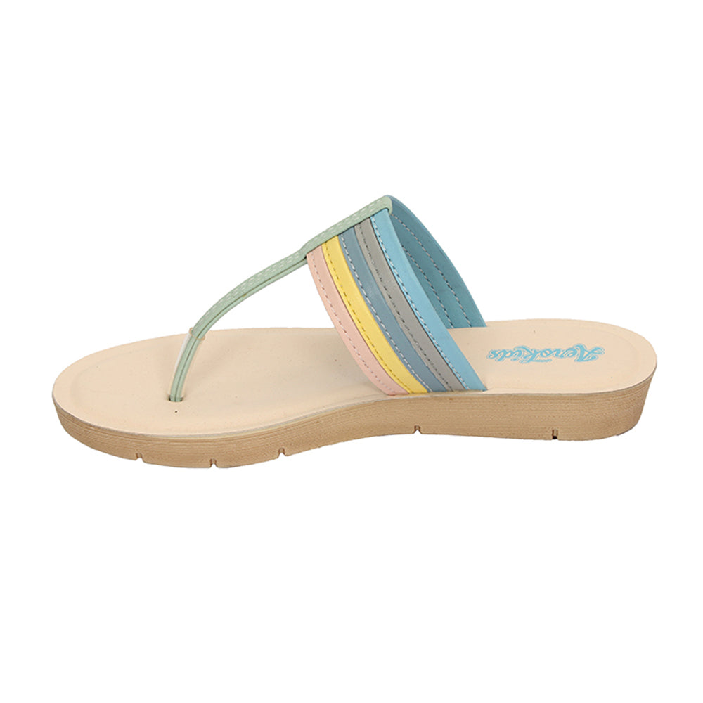 Aerokids Girls Slippers #EM25 - SKY BLUE