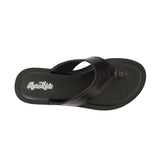 Aerokids Girls Flip Flops #EM30 - BLACK