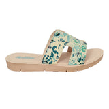 Aerokids Girls Slippers #EM33 - ROYAL GREEN