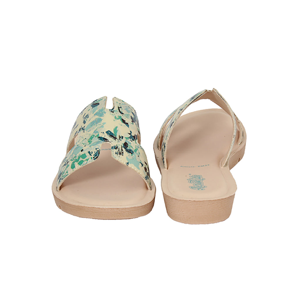 Aerokids Girls Slippers #EM33 - ROYAL GREEN