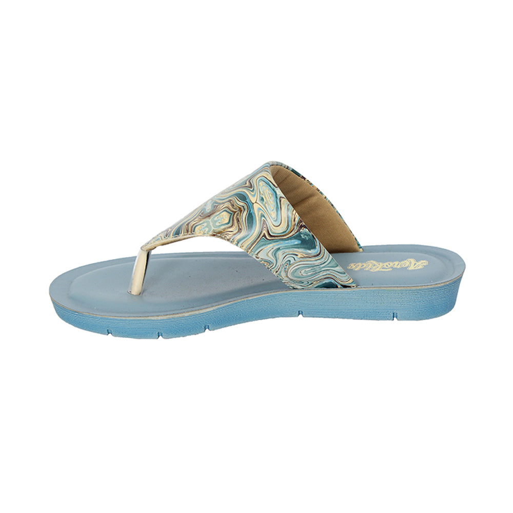 Aerokids Girls Slippers #EM34 - BLUE