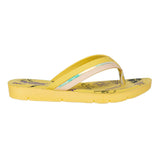 Aerokids Girls Flip Flops #EM52 - LEMON