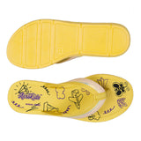 Aerokids Girls Flip Flops #EM52 - LEMON