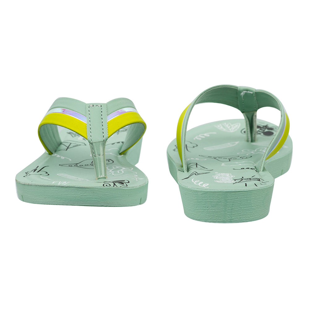 Lime green flip flops outlet