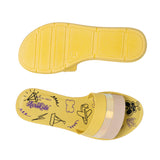 Aerokids Girls Slippers #EM53 - LEMON