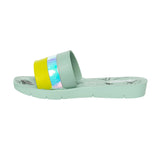 Aerokids Girls Slippers #EM53 - MINT GREEN
