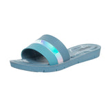 Aerokids Girls Slippers #EM53 - TEAL BLUE