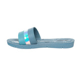 Aerokids Girls Slippers #EM53 - TEAL BLUE