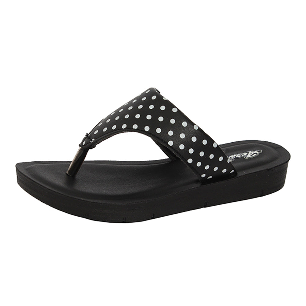 Aerokids Girls Slippers EM68 BLACK