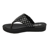 Aerokids Girls Slippers #EM68 - BLACK