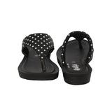 Aerokids Girls Slippers #EM68 - BLACK