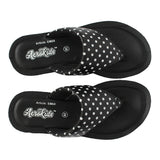 Aerokids Girls Slippers #EM68 - BLACK