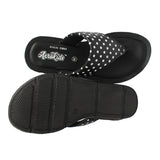 Aerokids Girls Slippers #EM68 - BLACK