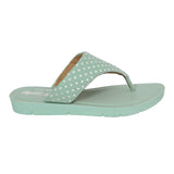 Aerokids Girls Slippers #EM68 - MINT GREEN