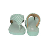 Aerokids Girls Slippers #EM68 - MINT GREEN