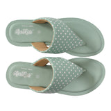 Aerokids Girls Slippers #EM68 - MINT GREEN