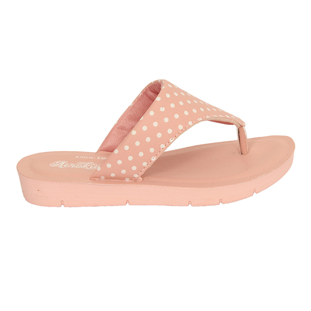 Aerokids Girls Slippers EM68 PINK