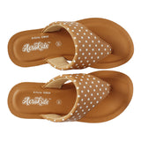 Aerokids Girls Slippers #EM68 - TAN