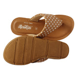 Aerokids Girls Slippers #EM68 - TAN