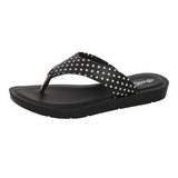Aerokids Girls Slippers #EM72 - BLACK