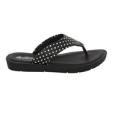 Aerokids Girls Slippers #EM72 - BLACK