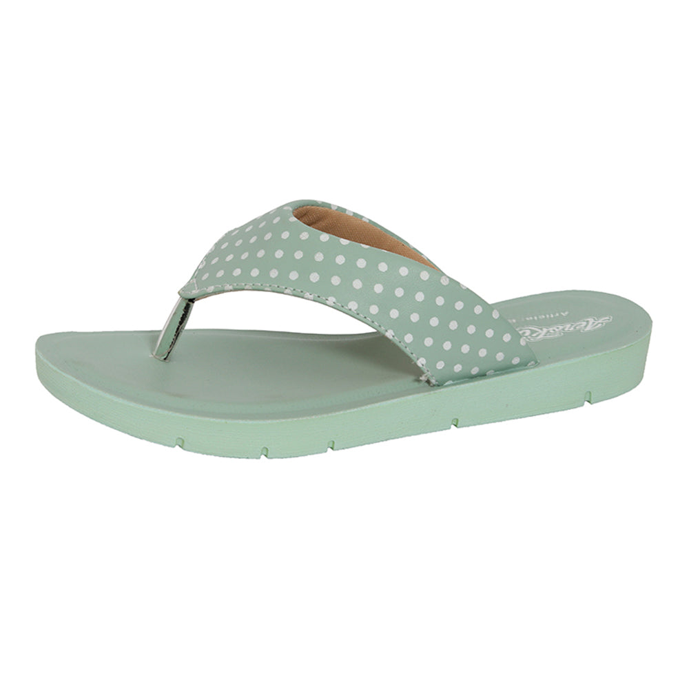 Aerokids Girls Slippers EM72 MINT GREEN The Condor Trendz Store