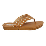 Aerokids Girls Slippers #EM72 - TAN