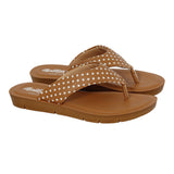 Aerokids Girls Slippers #EM72 - TAN