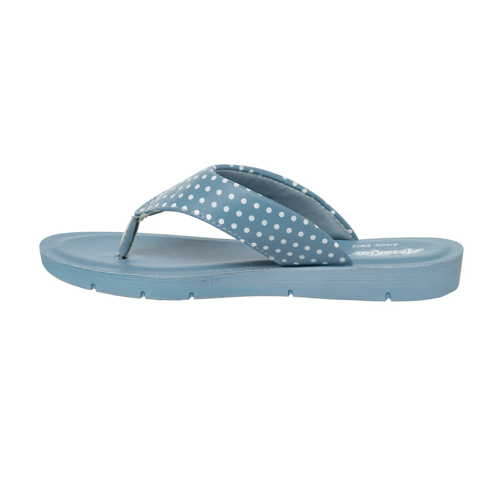 Aerokids Girls Slippers #EM72 - TEAL BLUE