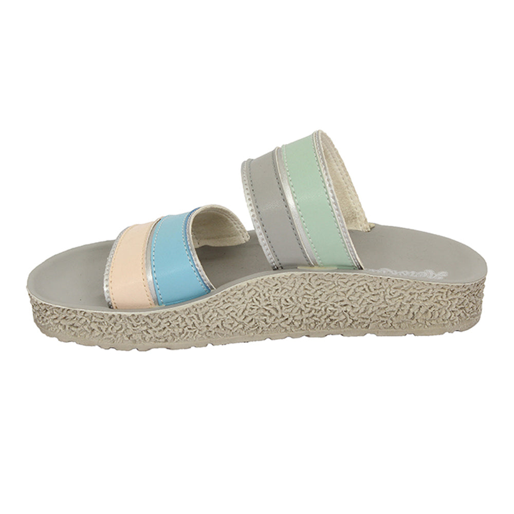 Aerokids Girls Slippers KG53 GREY