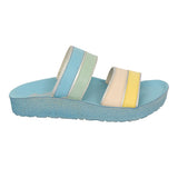 Aerokids Girls Slippers #KG53 - SKY BLUE